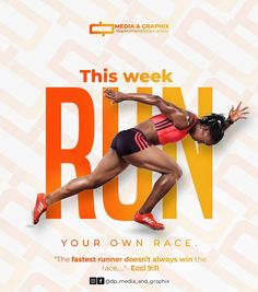 this week run your own race the fastest runner doesn't always win