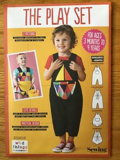 Toddler Overalls and Romper Pattern 3 Months 4 Years the - Etsy Indie Patterns, Childrens Clothing Patterns, Toddler Overalls, Baby Dungarees, Girls Clothes Patterns, Sewing Magazines, Romper Pattern, Romper Suit, Paper Sewing Patterns