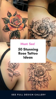 Explore 50 stunning rose tattoo ideas on back shoulders featuring intricate details and bold designs to inspire your next body art choice.