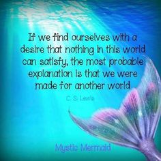 an image of a mermaid with a quote on it