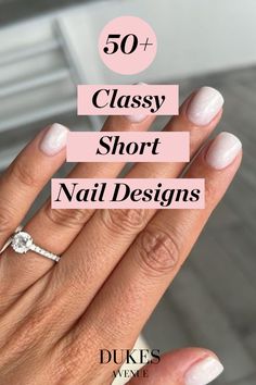 - https://howcandothis.com/hairstyleideas/50-stylish-brief-nail-designs-you-may-completely-love/ Classy Short Nail Designs, Short Natural Nails, Elegant Manicure, Cute Short Nails, Milky Nails, Nail Color Trends, Short Gel Nails, Classy Nail Designs, Look Short