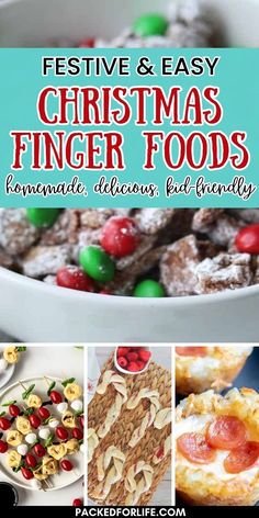 festive and easy christmas finger foods