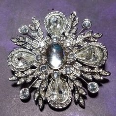 St John Silver Toned Swarovski Crystal Floral Brooch / Pin St. John 100% Authentic Contemporary / Modern Rhodium Plated Brass Silver Toned W Austrian Swarovski Crystals. Floral Theme Brooch Or Pin Standard Pin Backing Pre-Owned Excellent+ Condition. Looks New. No Issues 2" X 2" Floral Brooch, Sterling Silver Brooch, Floral Theme, St John, Rhodium Plated, Swarovski Crystal, Modern Contemporary, Favorite Jewelry, Brooch Pin