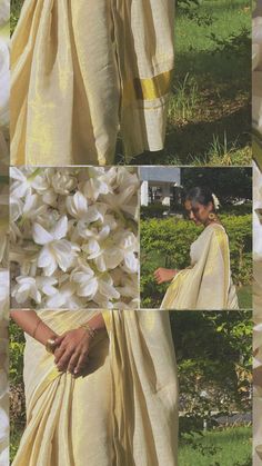 several pictures of different types of clothing and flowers