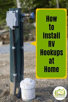 Living In Rv While Building A House, How To Build An Rv Park, Carport Makeover Before And After, Private Campground Ideas, Rv Outdoor Decorating, Rv Hookups, Camper Maintenance, Camper Diy, Rv Camping Tips