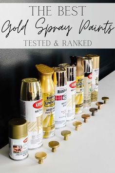 the best gold spray paint tested and ranked