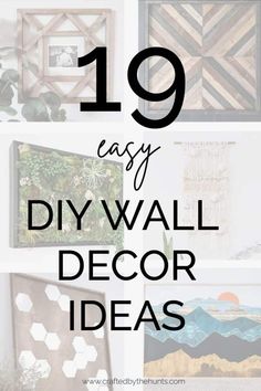 the top ten easy diy wall decor ideas