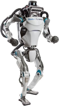 a robot that is standing in the air