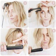 flat iron wave tutorial the beauty dept Curling Wand, Cool Haircuts, Hair Waves, Flat Iron