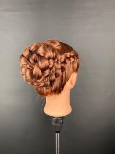 Intricate Hairstyles, Medieval Updo, Medevil Hairstyles Braids, Ren Faire Braided Hair, Medieval Braids Tutorial, Medival Hairstyle Updo, Braid Crown Tutorial, Fancy Braids, Unique Braids