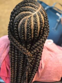 Large Layered Feed In Braids, Corn Row Box Braids Black Women, 30 Something Outfits, Braided Hairstyles For Black Women Box Braids, Cornrow Ideas Natural Hair, Medium Feed In Braids, 5 Feed In Braid Styles, Cornrow Designs For Women, Cornrolls Hairstyles Braids For Women