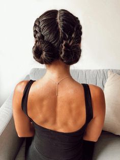 Matilda Hair, Best Braid Styles, Crown Hairstyle, Braided Buns, 2 Braids, Braided Bun Hairstyles, Dance Hairstyles, Easy Braids, Fish Tail Braid