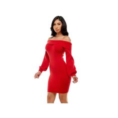 You'll love the bold style of this this women's Overlay Balloon Sleeve Mini Sweater Dress from bebe.Click on this WOMEN'S GUIDE to find the perfect fit and more! You'll love the bold style of this this women's Overlay Balloon Sleeve Mini Sweater Dress from bebe.Click on this WOMEN'S GUIDE to find the perfect fit and more! FEATURES Sweaterdress styling Off-the-shoulder neckline Long balloon sleeves No closure - pull-on styling Straight hemFIT & SIZING 37 1/2-in. length Mini length hits at the thi Sweaterdress Styling, Red Long Sleeve Sweater Dress For Party, Pregnancy Sweater Dress, Maternity Red Sweater Dress, Red Long-sleeved Mini Dress With Ruffles, Casual Red Knee-length Sweater Dress, Mini Sweater, Long Balloons, Bebe Dresses