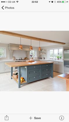 the kitchen is clean and ready for us to use in its new owner's home