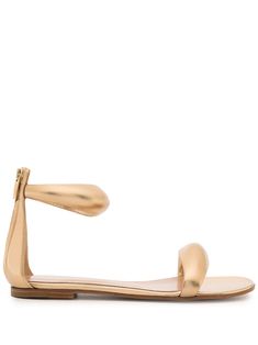 gold-tone nappa leather metallic effect open toe branded insole low block heel Leather Cap, Sneaker Heels, Small Handbags, Toe Designs, 4 In 1, Handbag Shopping, Nappa Leather, Gianvito Rossi, Mens Shoes Sneakers