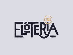 some type of lettering that is in the shape of an efferia logo on a gray background