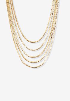 This sensational necklace combines five sleek cobra strands into a must-have accessory with lots of fashion savvy. Wear it day and night. 30" lengthYellow Waterfall Necklace, It Day, London Gifts, Platinum Credit Card, Gift Card Number, Drawstring Pouch, Leather Shops, Mickey And Friends, Day And Night