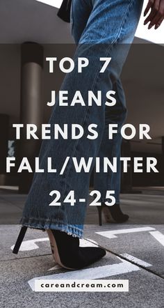 Discover the 7 latest jeans trends for Fall and Winter 2024! From wide leg and straight jeans to leopard jeans, stay ahead in denim fashion. Plus, explore chic and classy jean fall outfit ideas and jean winter outfit ideas. Perfect guide for all fashion-forward women! 2024/2025 fall winter jeans trends for women. Fall Denim Outfits 2024, Denim Fall 2024, Straight Leg Jeans Winter Outfits, Denim Trends 2024 2025, Jeans Winter 2024, Fall Winter 2025 Fashion Trends, Winter Outfits 2024 Women Trends, Winter Wide Leg Jeans Outfit, Winter Trends 2024/2025