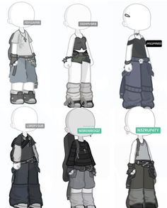 an image of different types of clothes for children and adults to wear on the same day