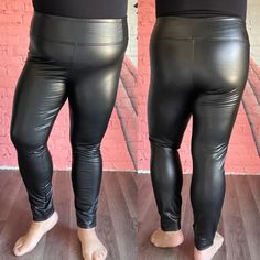 Materials: High quality vegan leather with amazing stretch and comfort! Fully lined for comfort and ease to pull on and off. Fit/Cut: High Waisted, skinny legging fit with great stretch. Fully lined. Sizes: XS-XL, X-3X Lindy is wearing the size XL and her true to size in pants is XL. I recommend true to pant size for these leggings. Sizes: XS: 0-2 S: 4-6 M: 8-10 L: 12-14 XL: 14-15 X: 16-18 1X: 18-20 2X: 20-22 3X: 22-24 Leather Pants Plus Size, Pants Plus Size Women, Vegan Leather Leggings, Legging Fits, Leather Leggings, High Waisted Leggings, Vegan Leather, Leather Pants, High Waist