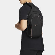 Sporty Outdoor Chest Shoulder Bag, Sports Chest Shoulder Bag With Adjustable Strap, Black Sporty Shoulder Bag For Streetwear, Sporty Crossbody Shoulder Bag For Outdoor Activities, Sports Crossbody Chest Bag With Adjustable Strap, Functional Sports Shoulder Backpack, Functional Sports Shoulder Bag With Pockets, Black Chest Bag Backpack For Streetwear, Sports Chest Bag With Adjustable Strap