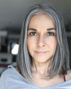 Grey Hairstyles, Shoulder Length Curls, Grey Hair Transformation, Going Grey, Salt And Pepper Hair, Hair Silver, Grey Hair Inspiration, Beautiful Gray Hair, Hair Growing