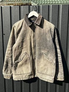 ad eBay - Vintage Japanese Sun Faded Heavy Denim Avant Garde Jacket 90s - Buy Now, click the link (eBay) Racing Jacket, Vintage Denim Jacket, Denim Jacket Men, Mens Vest, Vintage Coat, Outerwear Coats, Cotton Jacket, Vintage Nike, Denim Coat