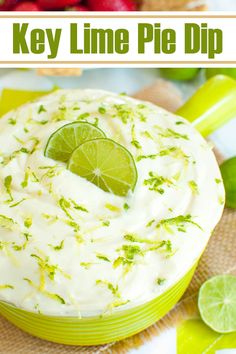 no bake key lime pie dip recipe