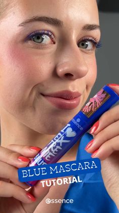 essence, drugstore makeup, essence blue mascara, mascara hacks, mascara tutorial Mascara Tutorial, Mascara Hacks, Full Lashes, Mascara Tips, Volume Mascara, Makeup Brands