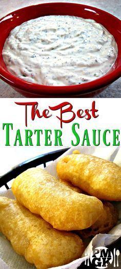 the best tarter sauce is in this basket and it's ready to be eaten