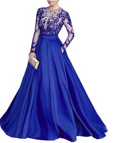 Chiffon Long Sleeve Mother Of The Bride Dress, Chiffon Mother Of The Bride Dress With Long Sleeves, Long Sleeve Dress With Illusion Neckline For Prom, Chiffon Gala Dress With Sweep Train, Floor-length Evening Dress With Lace Sleeves For Banquet, Floor-length Prom Gown With Sheer Sleeves, Long Sleeve Prom Evening Dress With Lace Bodice, Long Sleeve Dresses With Illusion Neckline For Evening, Long Sleeve Gown With Illusion Neckline For Evening Dress