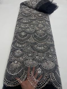 This high quality Fabric is measured in 5 Yards With Embroidered Beading and Sequin. It is soft, very delicate and beautiful. This high Quality Fabric is made with Fashion embroidered rhinestones can be used in making party wedding dresses, skirts, shawls, scarves and other other fashion apparels as you would like. Size : Length : 5 yards (180 inch). Width: 50 inch (Please allow slight deviation for the measurement data ,±1 inch) Material: 100% Polyester, Tulle Lace Fabric, Eco-Friendly embroide Making Fabric, Luxury Fabric, Color Lila, Reception Dress, Designer Dress, Tulle Lace, Birthday Photoshoot, Wedding Party Dresses, Birthday Dresses