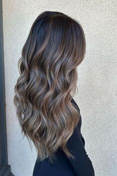 Mocha Babylights Highlights Long Brown Hair, Mocha Hair Color, Ash Brown Hair Balayage, Hair Minimal, Dance Competition Hair, Mocha Brown Hair, Mocha Color Hair, Blonde Hair With Roots, Mocha Hair