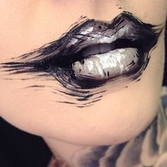 Extreme Make-up, Fantasy Make-up, Halloweenský Makeup, Make Up Designs, Drag Make-up, Beauty Lips, Design Makeup, Special Fx Makeup, Theatrical Makeup