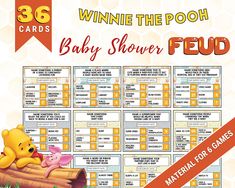 winnie the pooh baby shower game