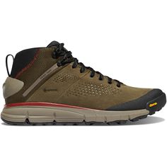 Danner Men's Trail 2650 GTX Mid 4" Waterproof Hiking Shoe - Dusty Olive - 61240 On Sale Now! This Item Ships FREE! TREAD LIGHTER With 2,650 miles, the Pacific Crest Trail provides a wide variety of terrain over its epic expanse. Whether you're out for the weekend, a few miles or are looking to get some serious mileage, the PCT has something for you. It's that need for versatility that inspired our Trail 2650. Built to move quickly and confidently through the terrain of your choosing, this waterp Mens Zip Hoodie, Thru Hiking, Men's Day, Pacific Crest Trail, Hiking Socks, Mens Items, Hiking Shoe, Hiking Boots Women, Waterproof Hiking Boots