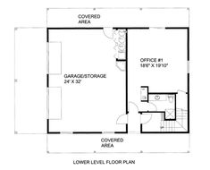 the floor plan for a two story house with an upstairs bedroom and living room area