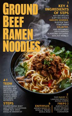 RECIPE , easy recipe , Fall ,
Decor Neutral Fall ,food Fall ,recipe Inspiration ,Fall recipe Ground Beef Ramen, Ramen Beef, Beef Ramen Noodle Recipes, Beef Ramen Noodles, Oven Roasted Pork Loin, Ramen Noodles Recipe, Recipe Noodles, Recipe Ground Beef, Beef Ramen