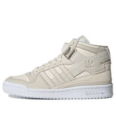 Adidas Forum Mid, High Top Adidas, Mid Sneakers, Gray Sneakers, Adidas Forum, White High Tops, Sneakers Adidas, Shoe Inspo, Grey Sneakers