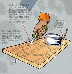 the instructions for how to use a knife on a cutting board