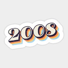 the year 2009 sticker is shown in three different colors and font, as well as numbers