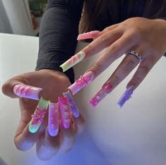 Nails 3d Flowers, Island Nails, Nails 3d, Love Day, Glow Nails