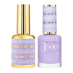 DND Gel polish and matching varnish. Our premium gel polish has superior pigmentation and coverage. Duo Pack Contains: matching colors of 1 each of: 15ml/.06 fl oz Gel Nail Polish and 15ml/.06 fl oz Lacquer Color: Purple. Dnd Lavender Gel Polish, Dnd Purple Gel Polish Colors, Dnd Light Purple Gel Polish, Dnd 597 Lavender Dream Nails, Dnd Violet Pink, Soak Off Gel, Matching Colors