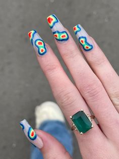 Thermal Heat Nails, Heat Map Nails, Trendy Nails 2022, Weather Nails, Map Nails, Latte Makeup, Trending Nail Art, Thermal Nails, Nails Care