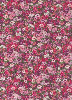 pink and green floral print fabric