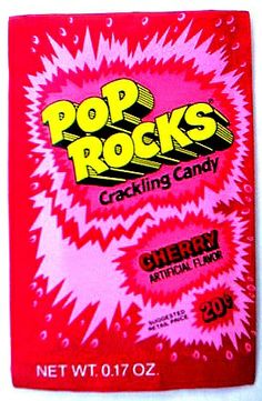 pop rocks cracking candy packet