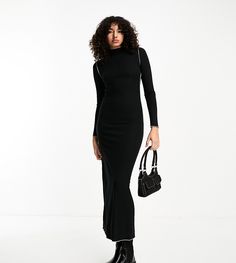 Tall Dresses by Vero Moda Low effort, high reward High neck Long sleeves Lettuce-edge trims Regular fit Maxi Dress With Long Sleeves, Jersey Maxi Dress, Tall Dresses, Maxi Jersey Dress, Dress With Long Sleeves, Drop Top, High Neck Long Sleeve, Winter Essentials, Winter Dresses