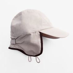 Genuine Zara New With Tag Material: 100% Polyamide Color: Grey/ Beige Great Coverage From Elements With Rigid Visor And Ear Flaps. Adjustable Strap Closure Lightweight Khaki Brimmed Hat, Outdoor Beige Sun Hat With Upf 50+, Adjustable Khaki Baseball Cap For Beach, Adjustable Khaki Baseball Cap For The Beach, Khaki Travel Hat With Uv Protection, Beige Sun Hat With Uv Protection For Outdoor Activities, Lightweight Beige Sun Cap, Casual Lightweight Khaki Hat, Beige Lightweight Sun Hat For Outdoor