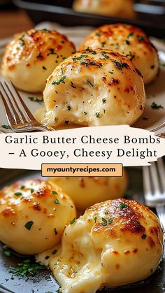 Indulge in these cheesy garlic butter bombs, where each bite reveals a melty cheese center wrapped in a golden, buttery crust. With their irresistible flavor, they’re a hit for fall recipes and cozy winter meals. Serve alongside pasta, soup, or enjoy them on their own as a savory treat! Savory Salty Snacks, Unique Foods To Try, Baked Cheese Recipes, Cheese Dishes Recipes, Garlic Cheese Fingers, Garlic Cheese Balls, Babybel Cheese Recipes, Cozy Winter Meals, Cheese Recipes Dinner