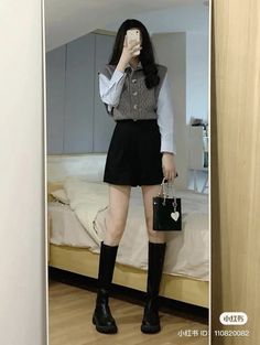 Blazer Korean Outfit, Sunday Clothes, Outfit Korean Style, Modest Dresses Casual, Stylish Work Outfits, Kpop Fashion Outfits, 가을 패션, Hot Outfits